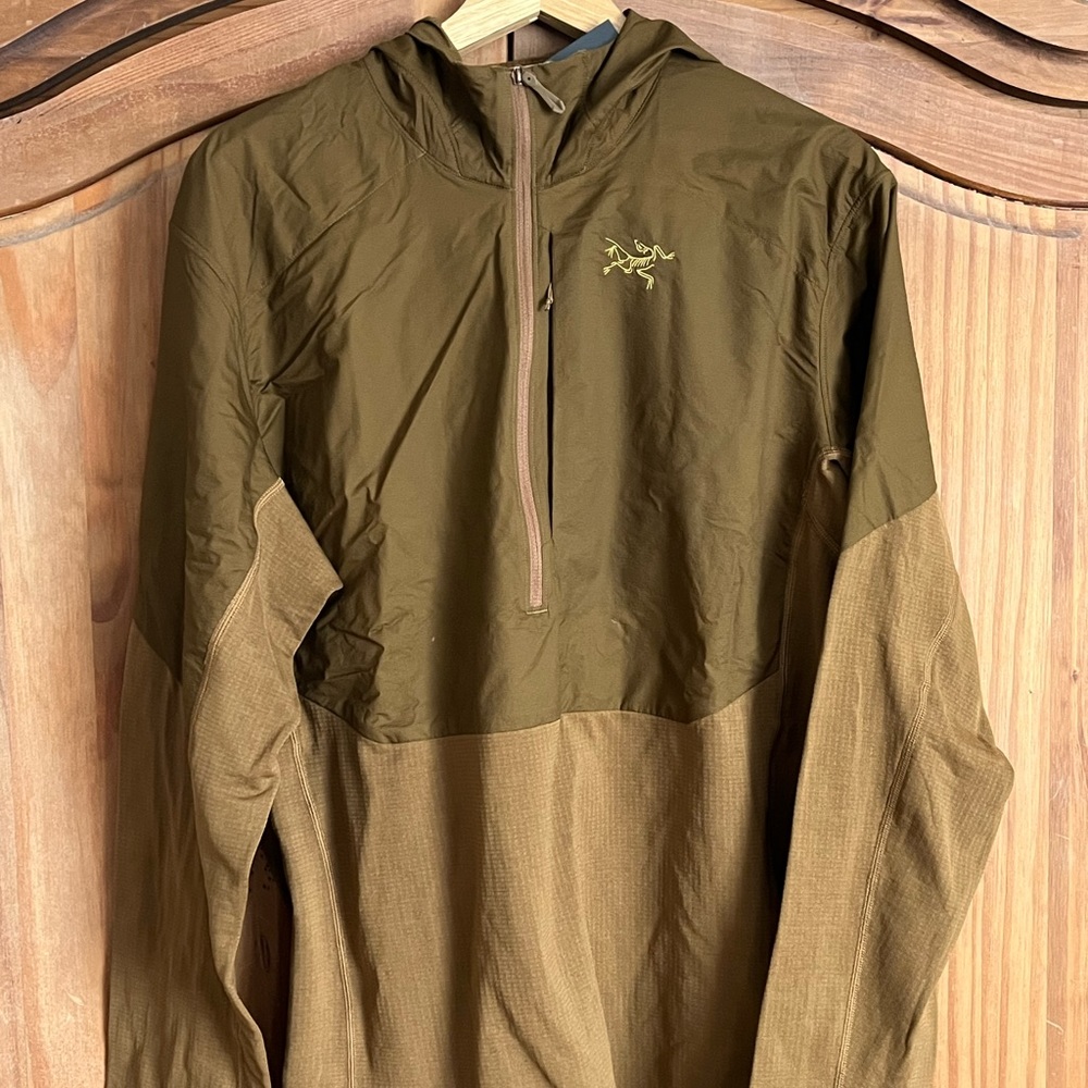 ARCTERYX DELTA HYBRID HALF ZIP HOODIE